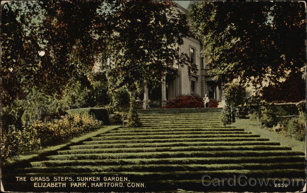 The Grass Steps, Sunken Garden, Elizabeth Park Hartford Connecticut