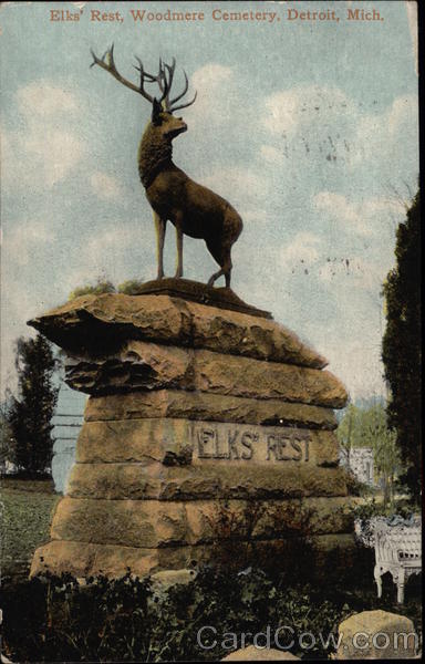 Elks' Rest, Woodmere Cemetary Detroit Michigan