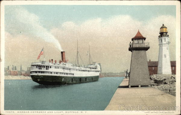 Harbor Entrance and Light Buffalo New York