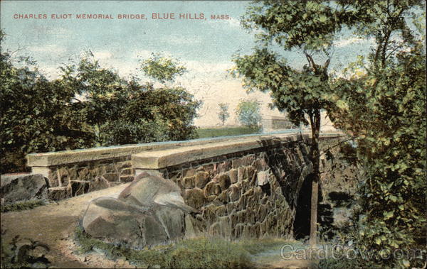 Charles Eliot Memorial Bridge Blue Hills Massachusetts