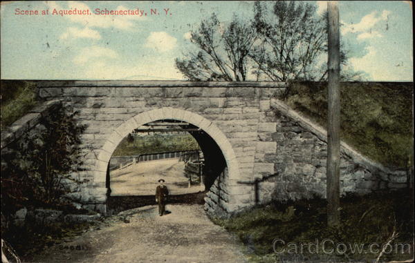 Scene at Aqueduct Schenectady New York