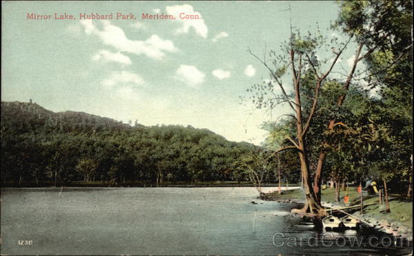 Mirror Lake, Hubbard Park Meriden Connecticut