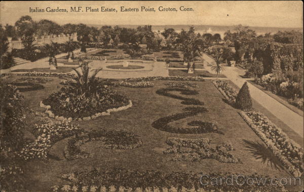 Italian Gardens, MF Plant Estate, Eastern Point Groton Connecticut