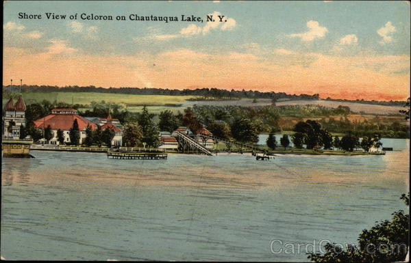 Shore View of Celoron Chautauqua Lake New York