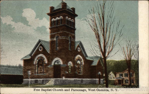 Free Baptist Church and Parsonage West Oneonta New York