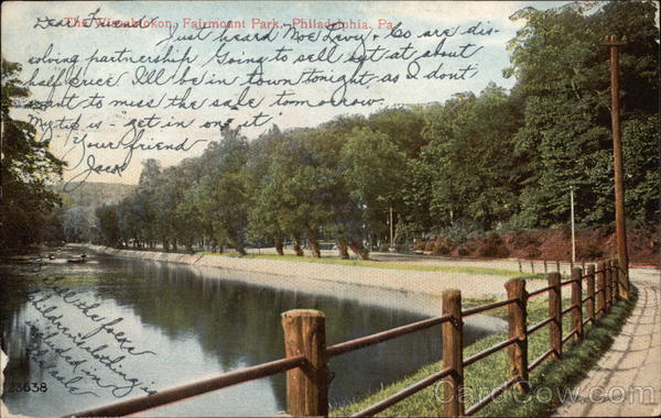 The Wissahickon, Fairmount Park Philadelphia Pennsylvania