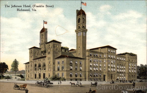 The Jefferson Hotel (Franklin Street) Richmond Virginia