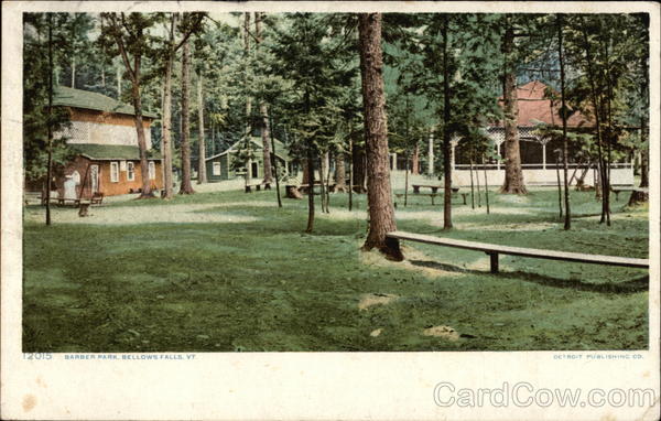 Barber Park Bellows Falls Vermont