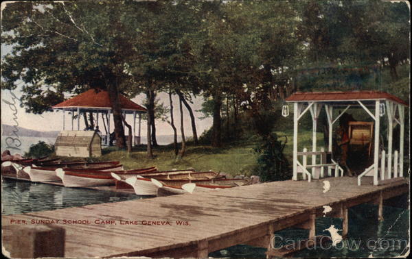Sunday School Camp - Pier Lake Geneva Wisconsin