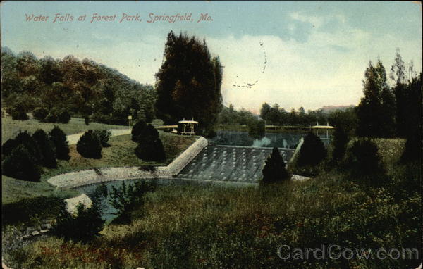 Water Falls at Forest Park Springfield Massachusetts