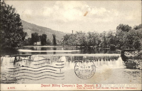 Deposit Milling Company's Dam New York