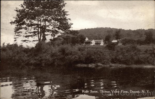 River Scene, Thomas Valley Farm Deposit New York