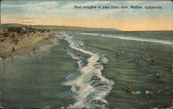 Surf Delights At Your Front Door Balboa, CA Postcard Postcard
