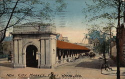 New City Market Fort Wayne, IN Postcard Postcard