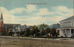 View of E. Street Oxnard, CA Postcard Postcard