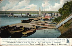 Shipping on the River Postcard