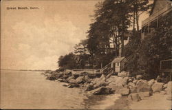 Rocky Beach Scene Postcard