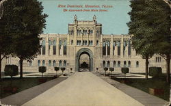 Rice Institute Houston, TX Postcard Postcard