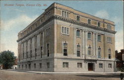 Masonic Temple Kansas City, MO Postcard Postcard