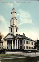 First Congregational Church Springfield, MA Postcard Postcard