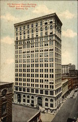 4th National Bank Building, Peach and Marrietta Sts Postcard