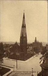 First Presbyterian Church Portland, OR Postcard Postcard