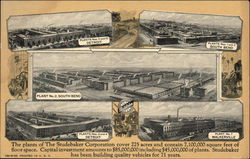 The Plants of The Studebaker Corporation Postcard