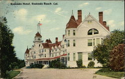 Redondo Hotel Redondo Beach, CA Postcard Postcard