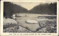 Lake Tear of the Clouds - Source of the Hudson River Postcard