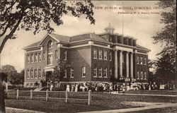New Public School Postcard