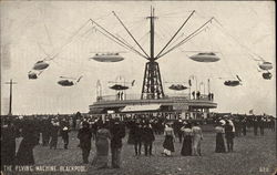 The Flying Machine Blackpool, England Lancashire Postcard Postcard