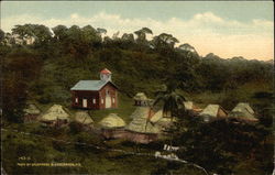 A Native Settlement, Fort Chagres Postcard