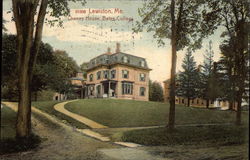 Cheney House, Bates College Postcard