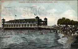 Gordon Park, Bathing Beach Cleveland, OH Postcard Postcard