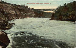 Spring Freshet, Rocky River Cleveland, OH Postcard Postcard