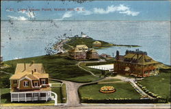 Light House Point Watch Hill, RI Postcard Postcard
