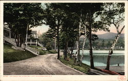 Oak Birch Inn, Alton Bay Lake Winnipesaukee, NH Postcard Postcard