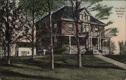 Pres. Gibbs' Residence Postcard