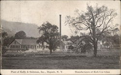 Plant of Kelly & Steinman, Inc. -- Manufacturers of Rich Cut Glass Postcard