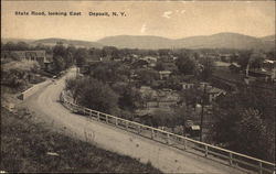 State Road, looking East Deposit, NY Postcard Postcard