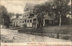 "The Riverside" House Deposit, NY Postcard Postcard