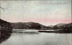The River above the Stilesville Dam Postcard