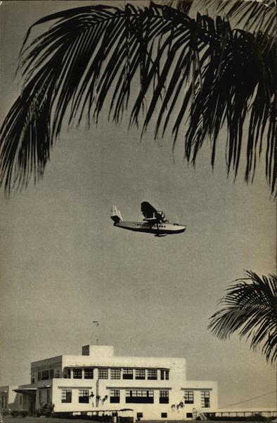 Aerial Gateway between the Americas Miami Florida