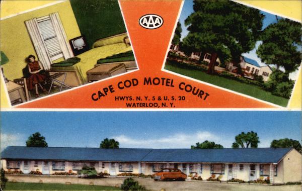 Cape Cod Motel Court, Hwys. N.Y. 5 & U.S. 20 Waterloo New York