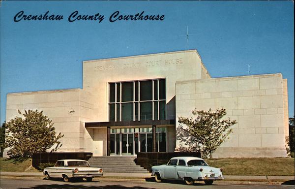 Crenshaw County Courthouse Luverne Alabama