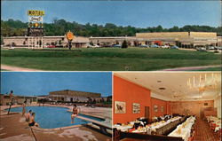 Colony 7 Motor Inn Fort Meade, MD Postcard Postcard