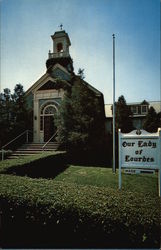 Our Lady of Lourdes Catholic Church, Cape Cod Wellfleet, MA Postcard Postcard