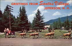 Greetings from Santa's Village Jefferson, NH Postcard Postcard
