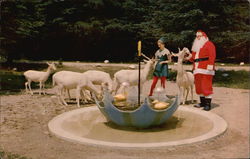 The Upside Down Umbrella at Santa's VIllage Postcard