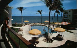 Barefoot Mailman Resort Hotel, 1061 Hillsboro Mile Pompano Beach, FL Postcard Postcard